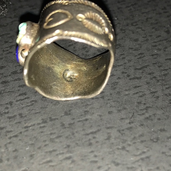 Three Stone Sterling Silver Ring - Picture 8 of 8